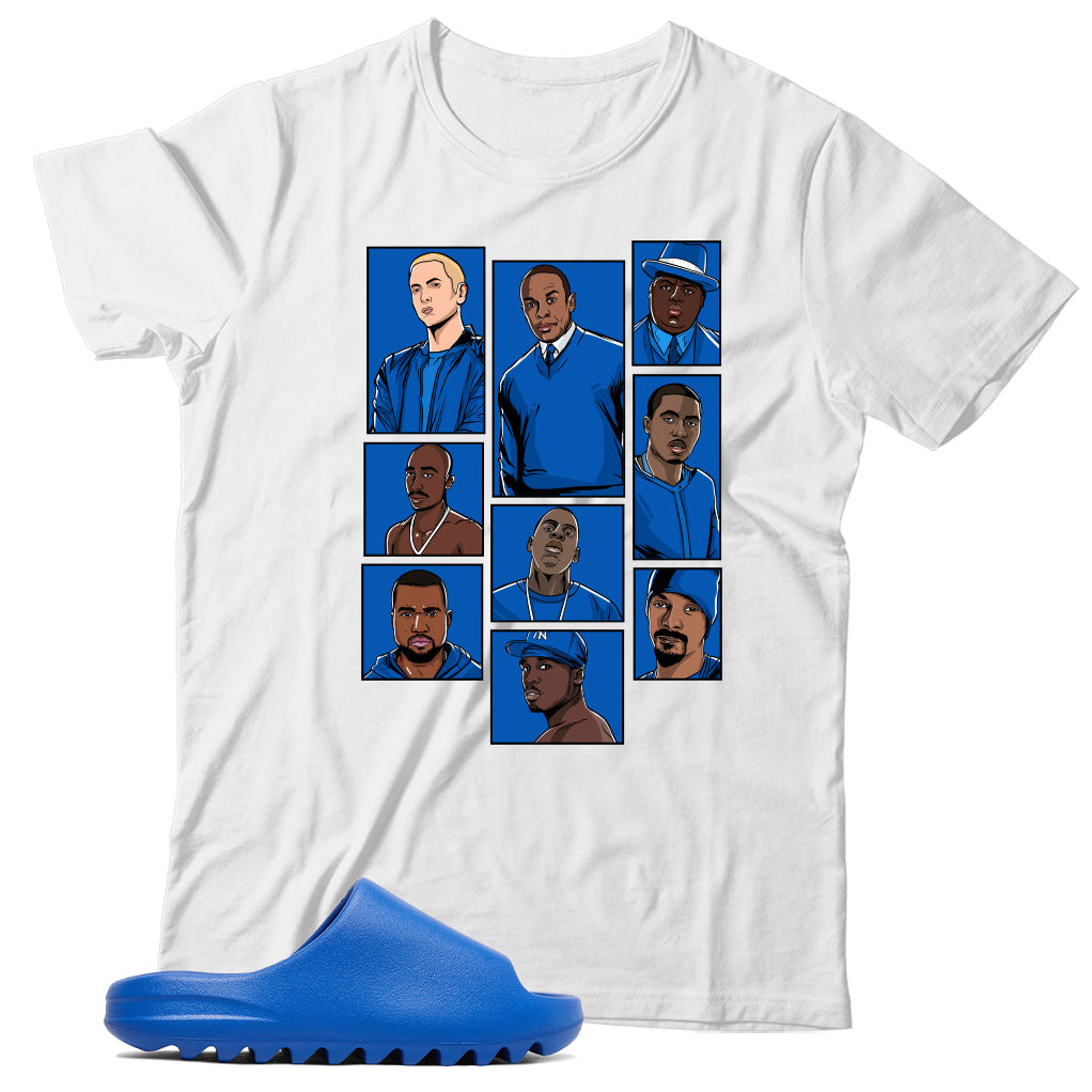 shirt match Yeezy Slide Azure