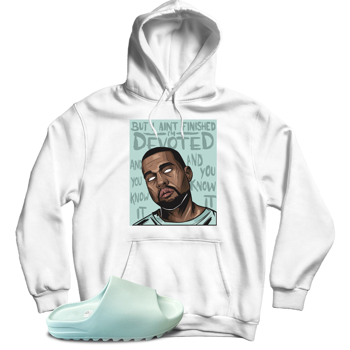 Yeezy Slide Salt hoodie