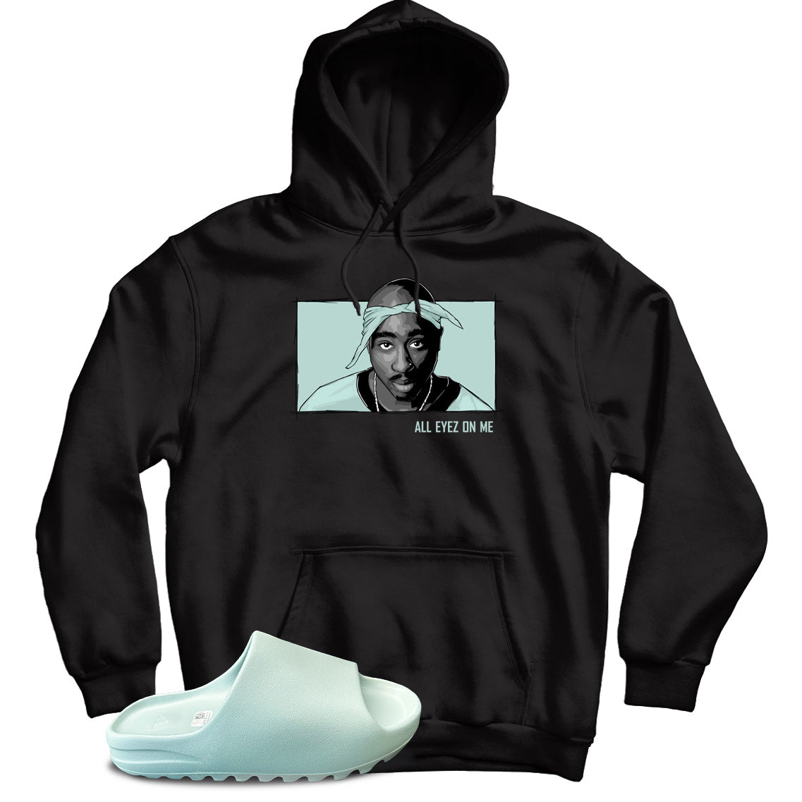 Hoodie Match Yeezy Slide Salt