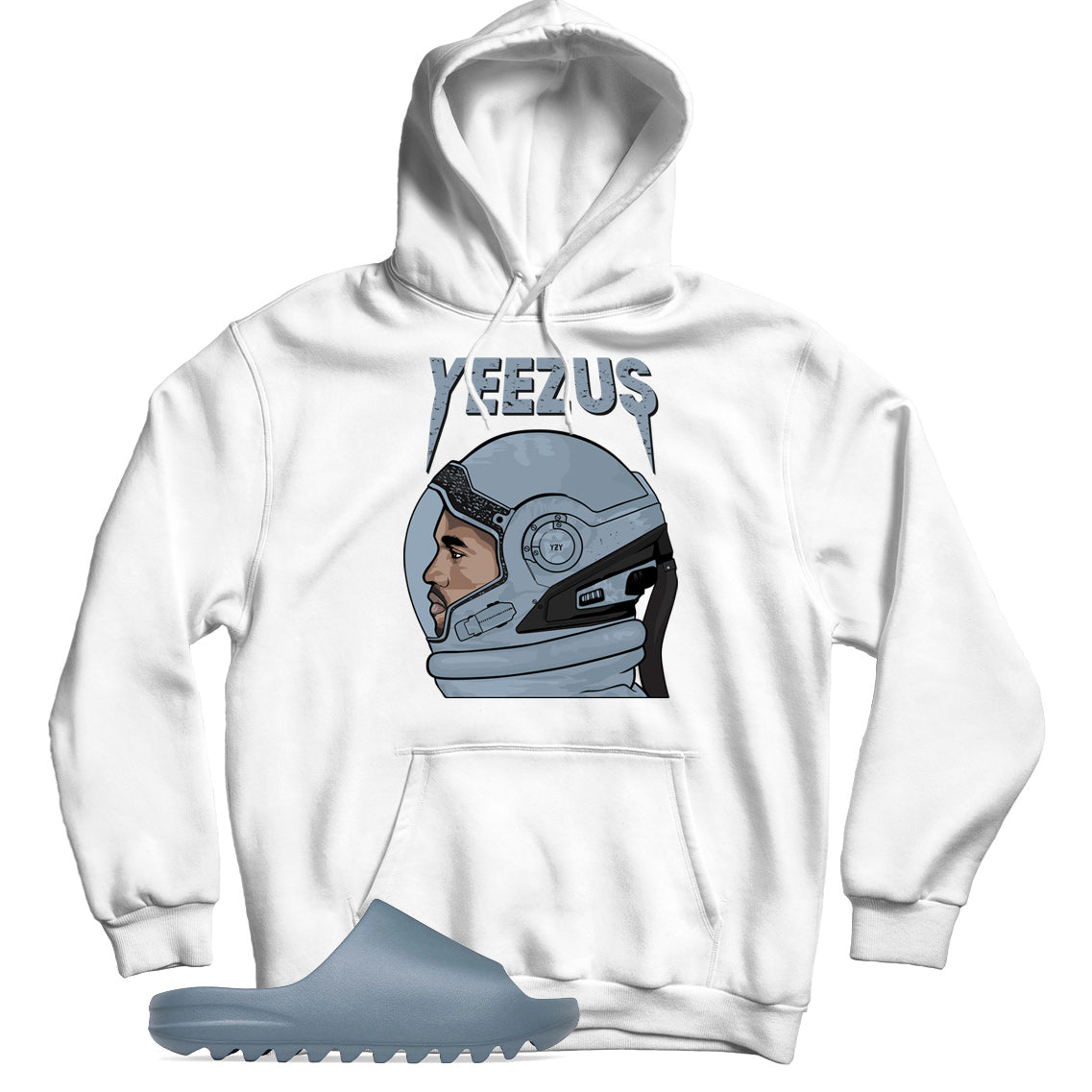 Yeezy Slide Slate Marine hoodie