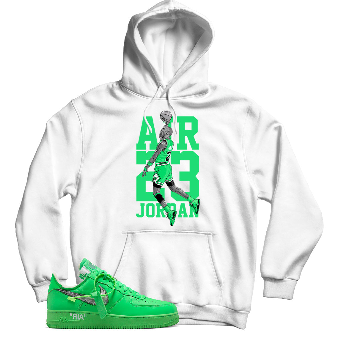 Air Force Low Green Spark hoodie