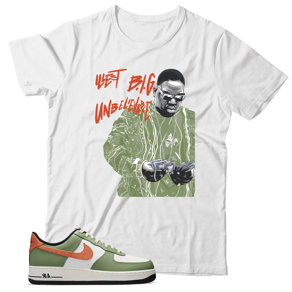 Air Force 1 Low Oil Green shirt