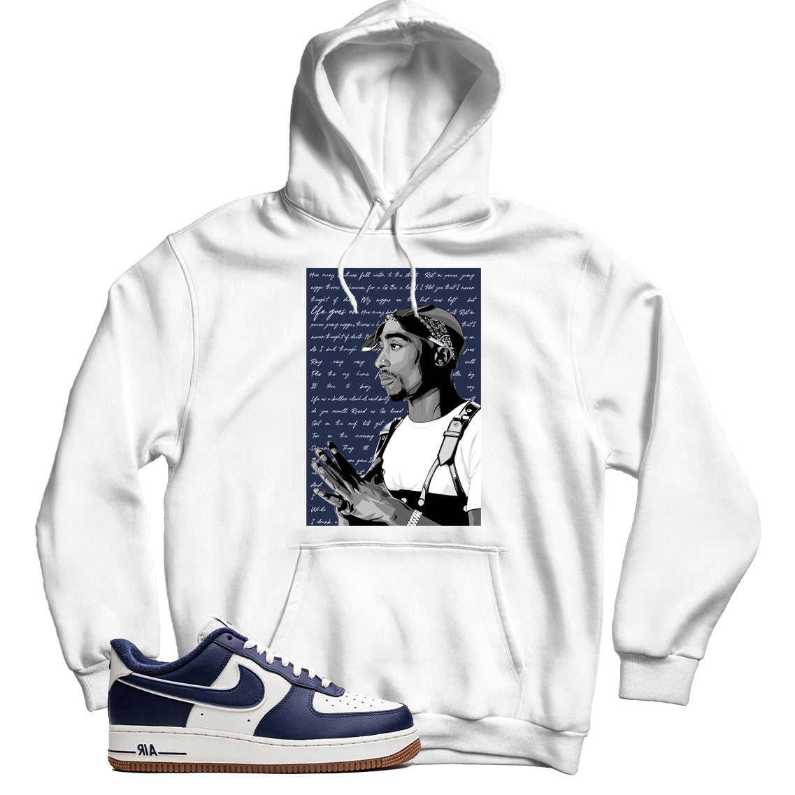 Air Force 1 Low College Pack Midnight Navy hoodie