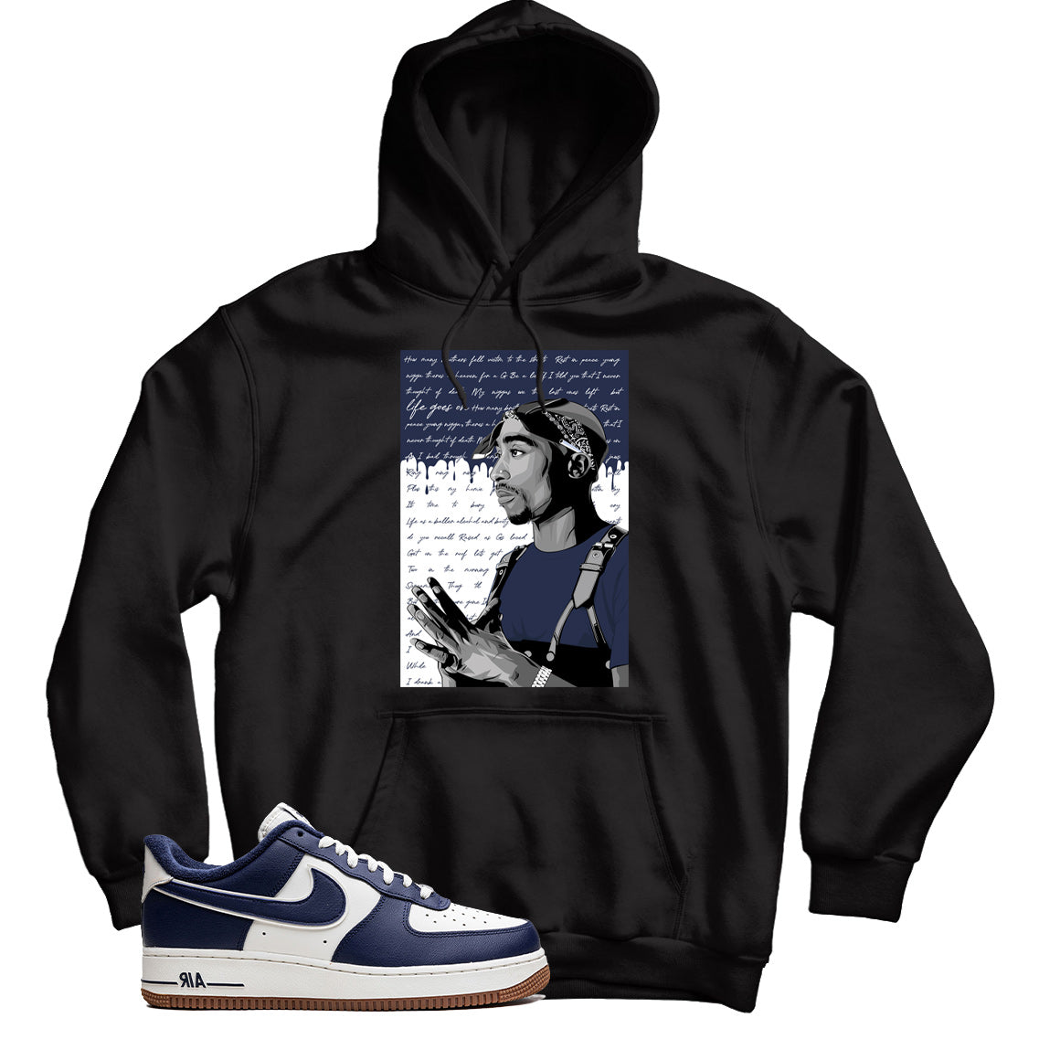 Air Force 1 Low College Pack Midnight Navy hoodie