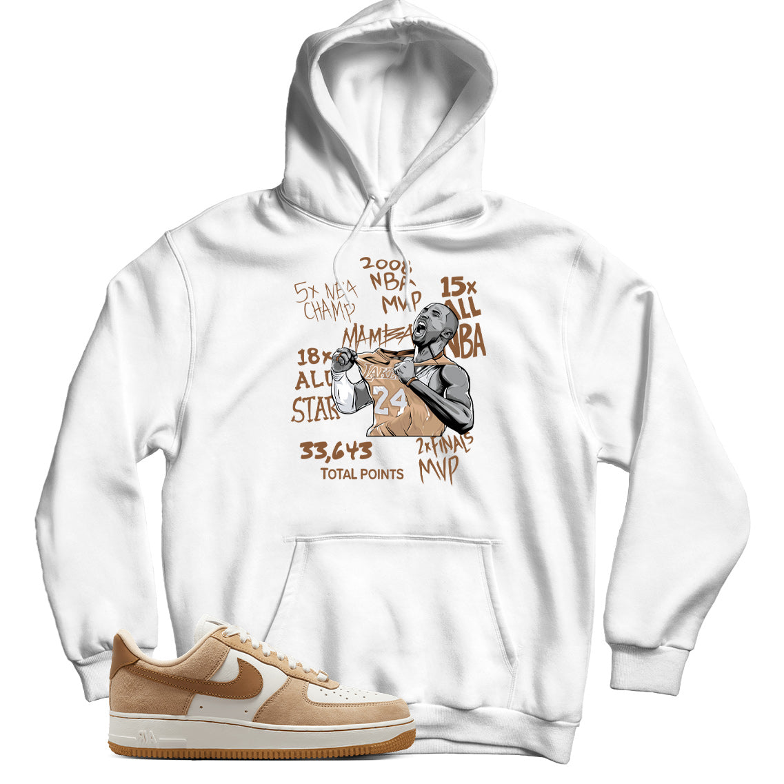 Air Force Tan Flax hoodie