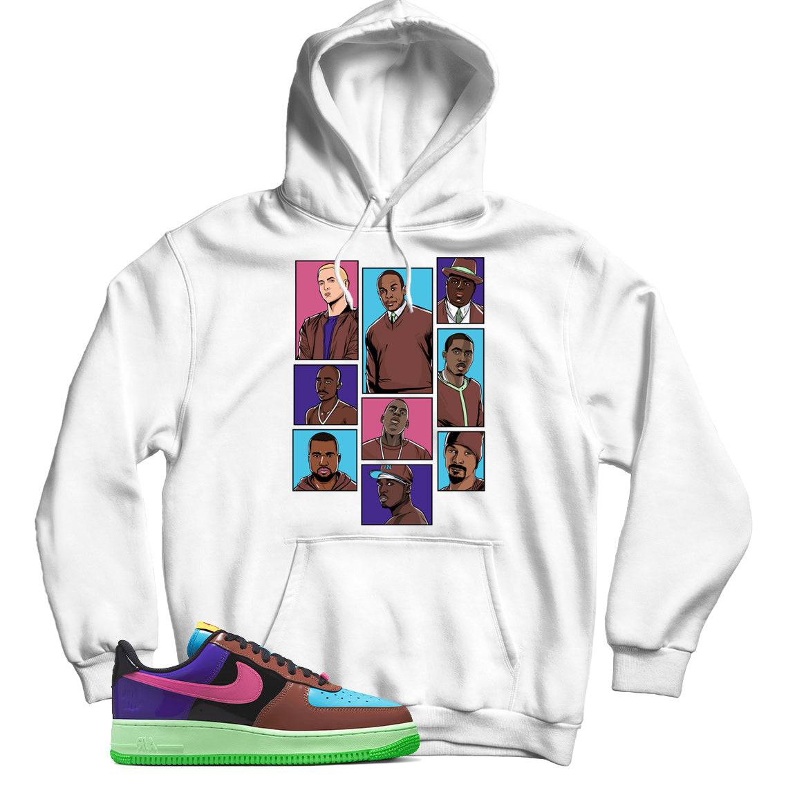 Air Force 1 Low Multi-Patent Pink Prime hoodie