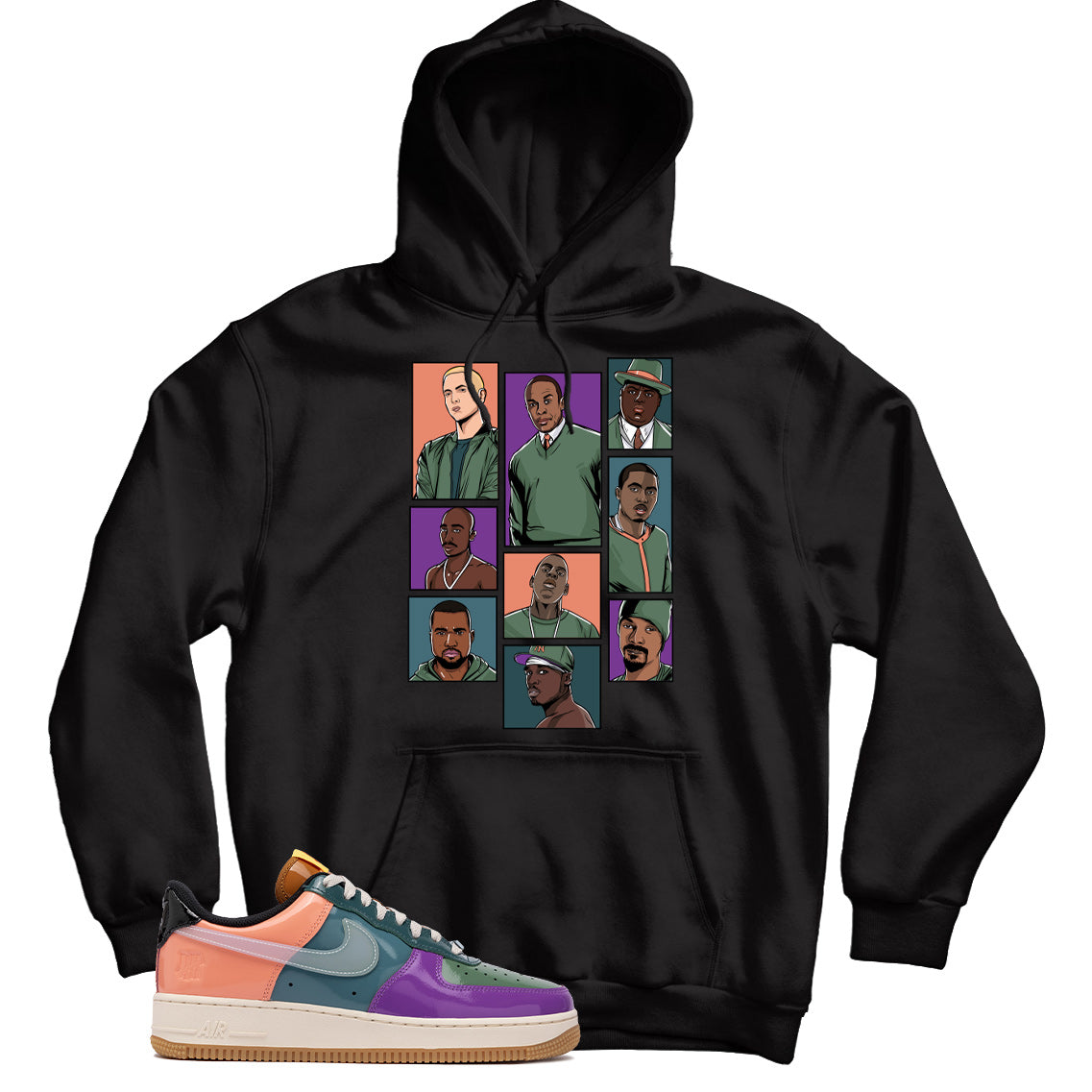 Air Force 1 Low Undefeated Wild Berry hoodie