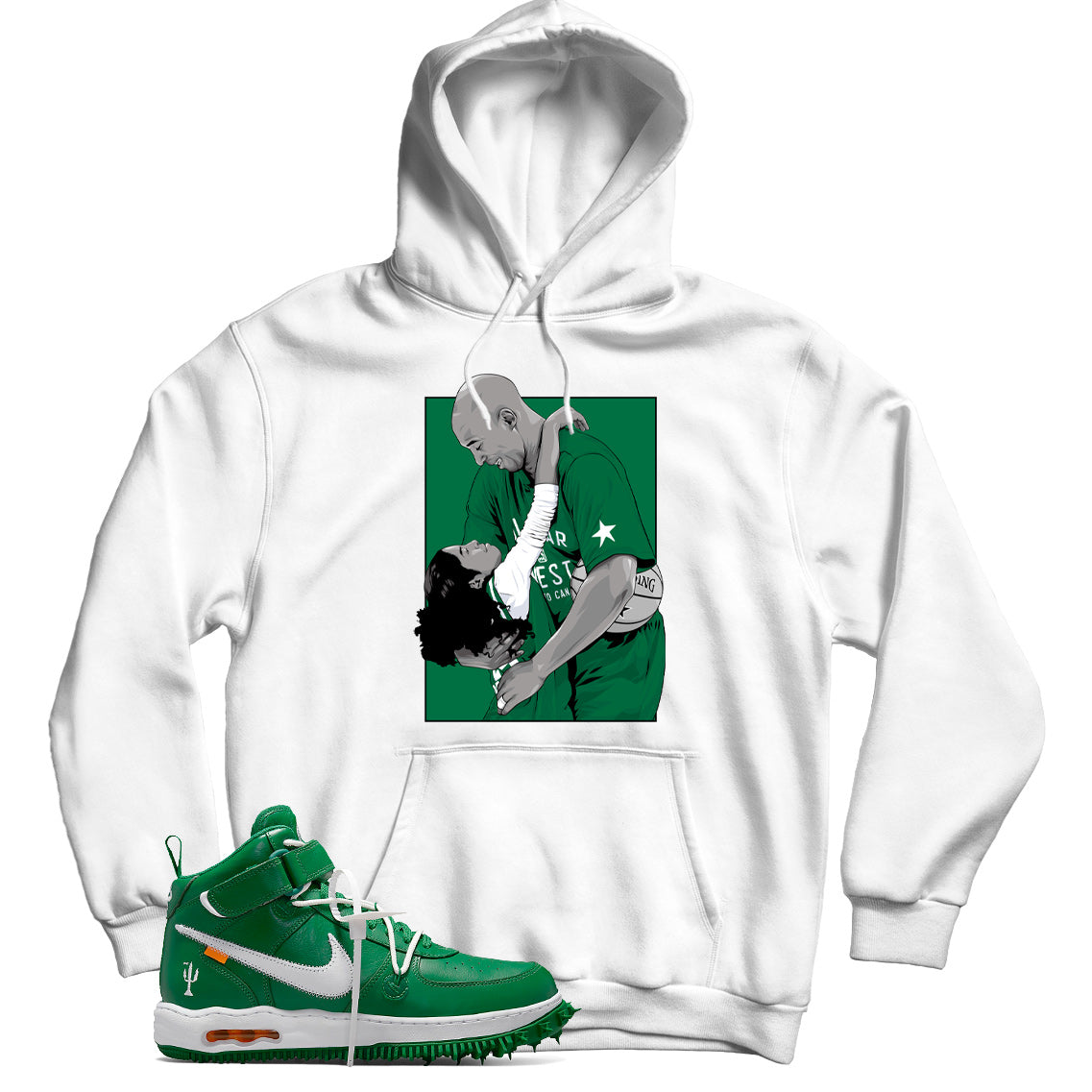 Air Force 1 Off-White Pine Green hoodie