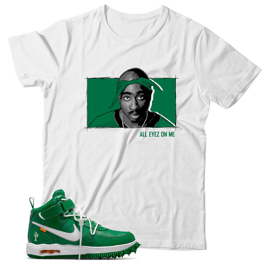 Air Force 1 Off-White Pine Green shirt