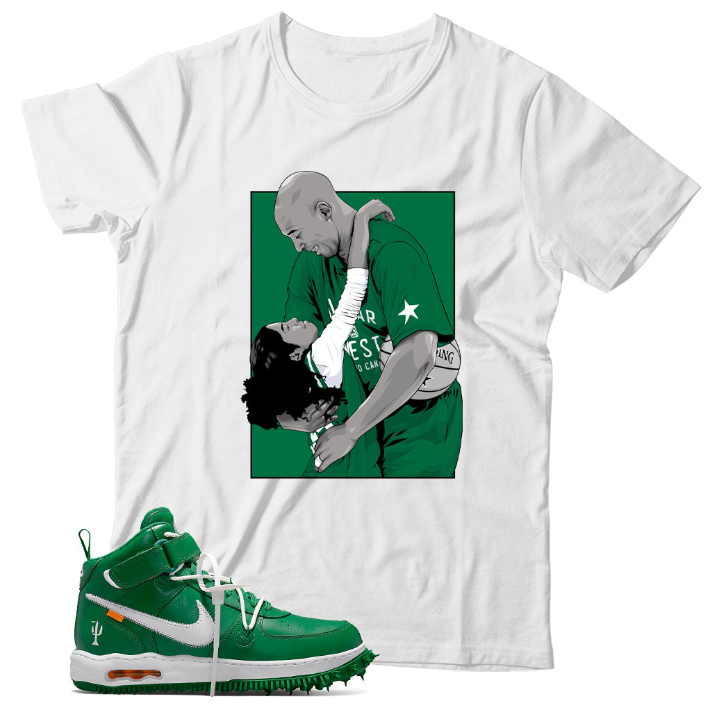 Air Force 1 Off-White Pine Green shirt