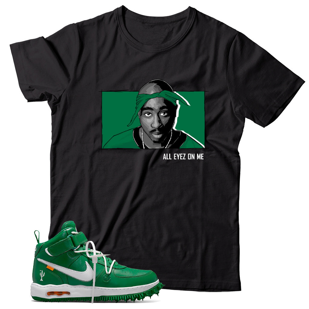 Air Force 1 Off-White Pine Green shirt