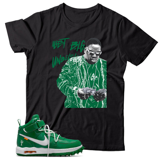Air Force 1 Off-White Pine Green shirt