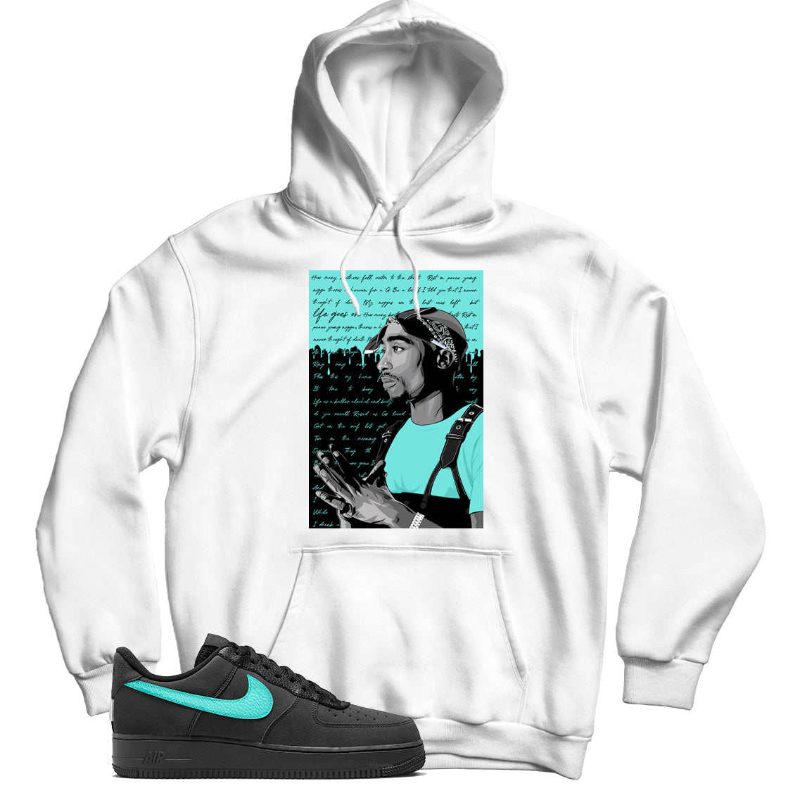 Air Force 1 Low Tiffany And Co Match Hoodie