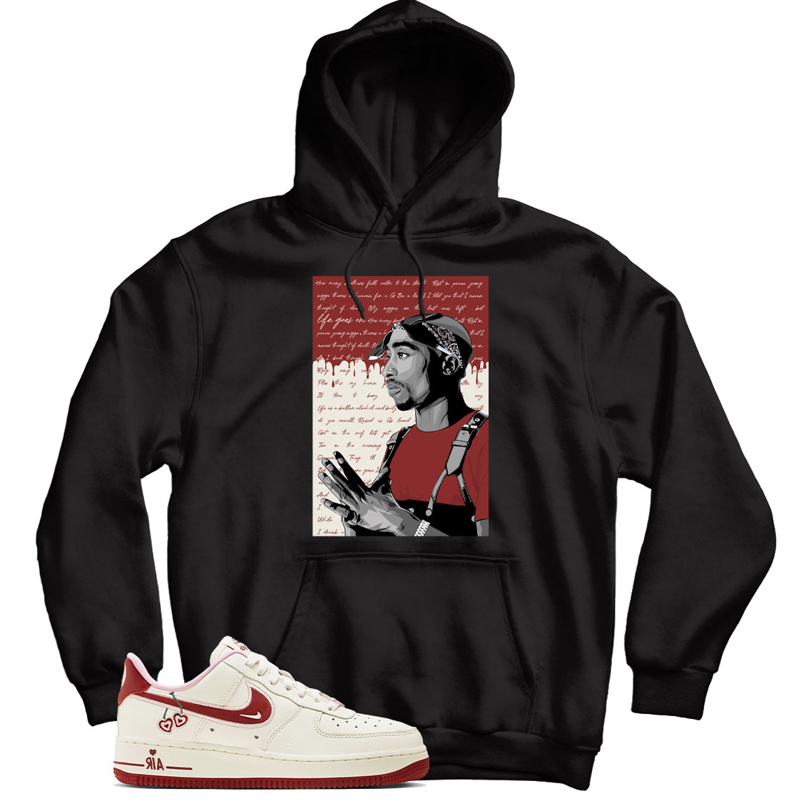 Air Force 1 Low Valentine's Day hoodie