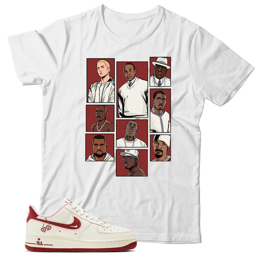 Air Force 1 Low Valentine's Day shirt