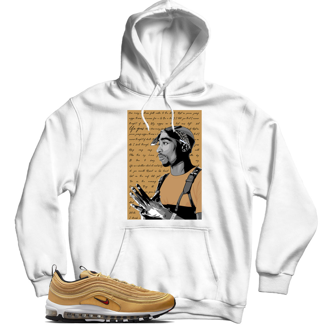 Air Max 97 Gold Bullet Match Hoodie