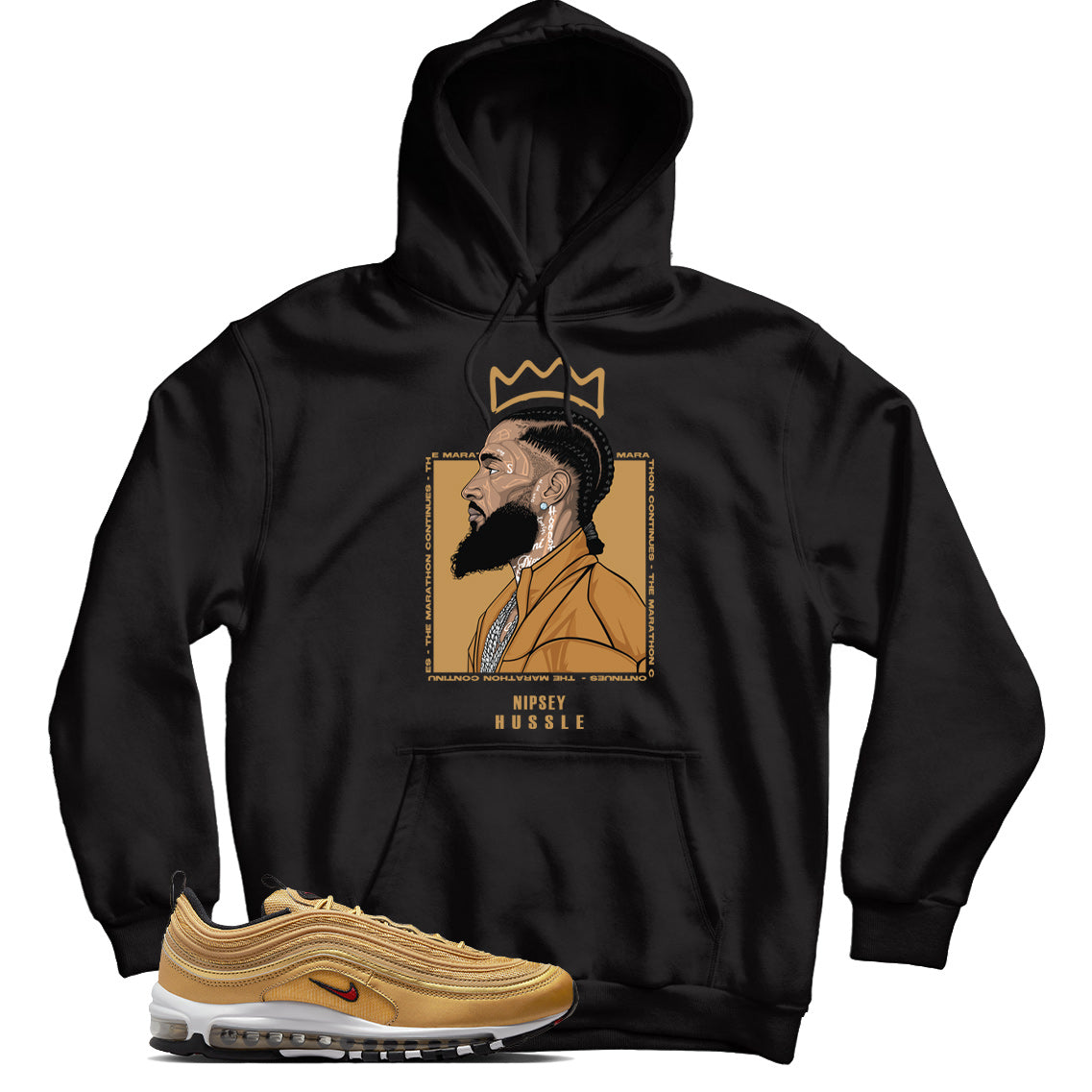 Air Max 97 Gold Bullet Match Hoodie