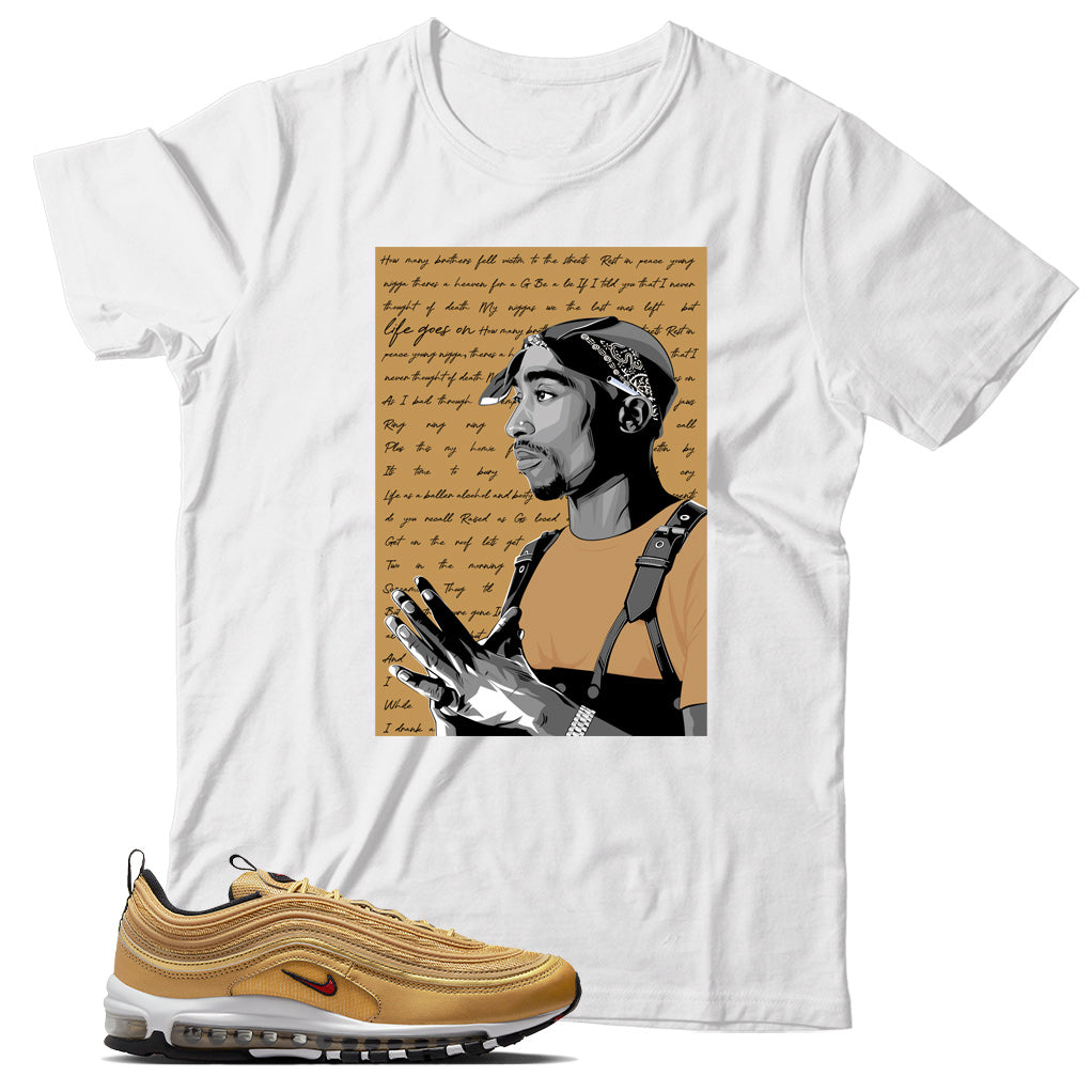 T-Shirt Match Air Max 97 Gold Bullet