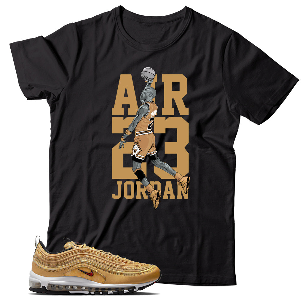 T-Shirt Match Air Max 97 Gold Bullet