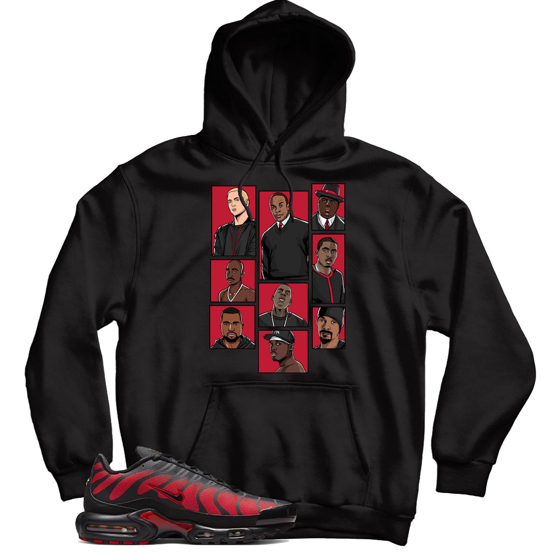 Air Max Bred Reflective hoodie