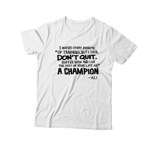 Champion Short Sleeve Crewneck T-Shirt - White/Black