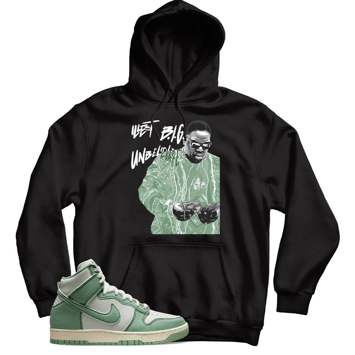 Dunk High Enamel Green hoodie