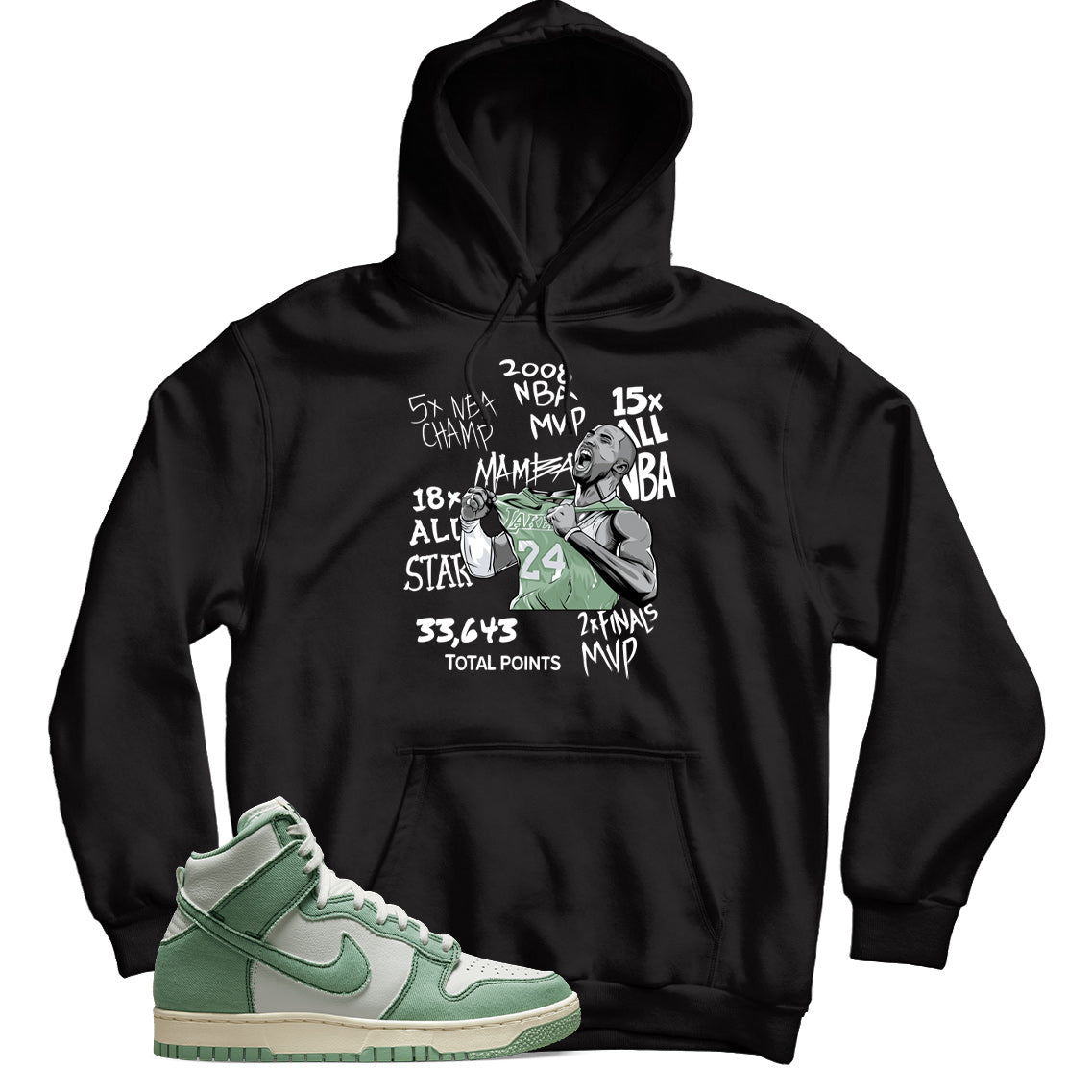 Dunk High Enamel Green hoodie