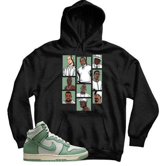 Enamel Green dunks hoodie