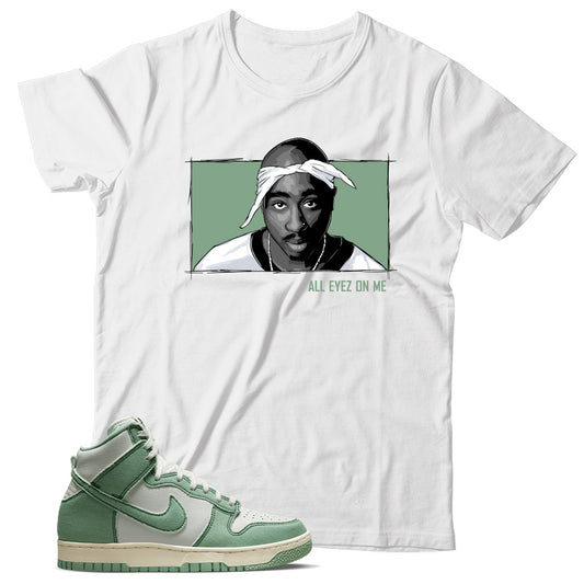 Dunk High Enamel Green shirt