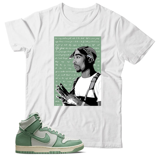 Dunk High Enamel Green shirt