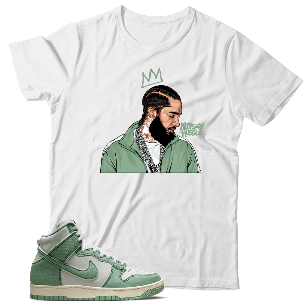 Enamel Green dunks shirt