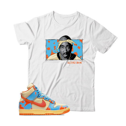 Dunk High 1985 Orange shirt