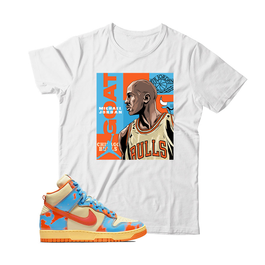 Dunk High Orange shirt