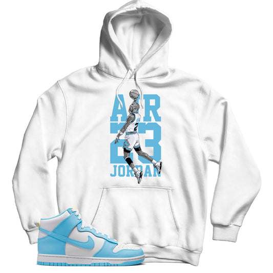 Blue Chill dunks hoodie