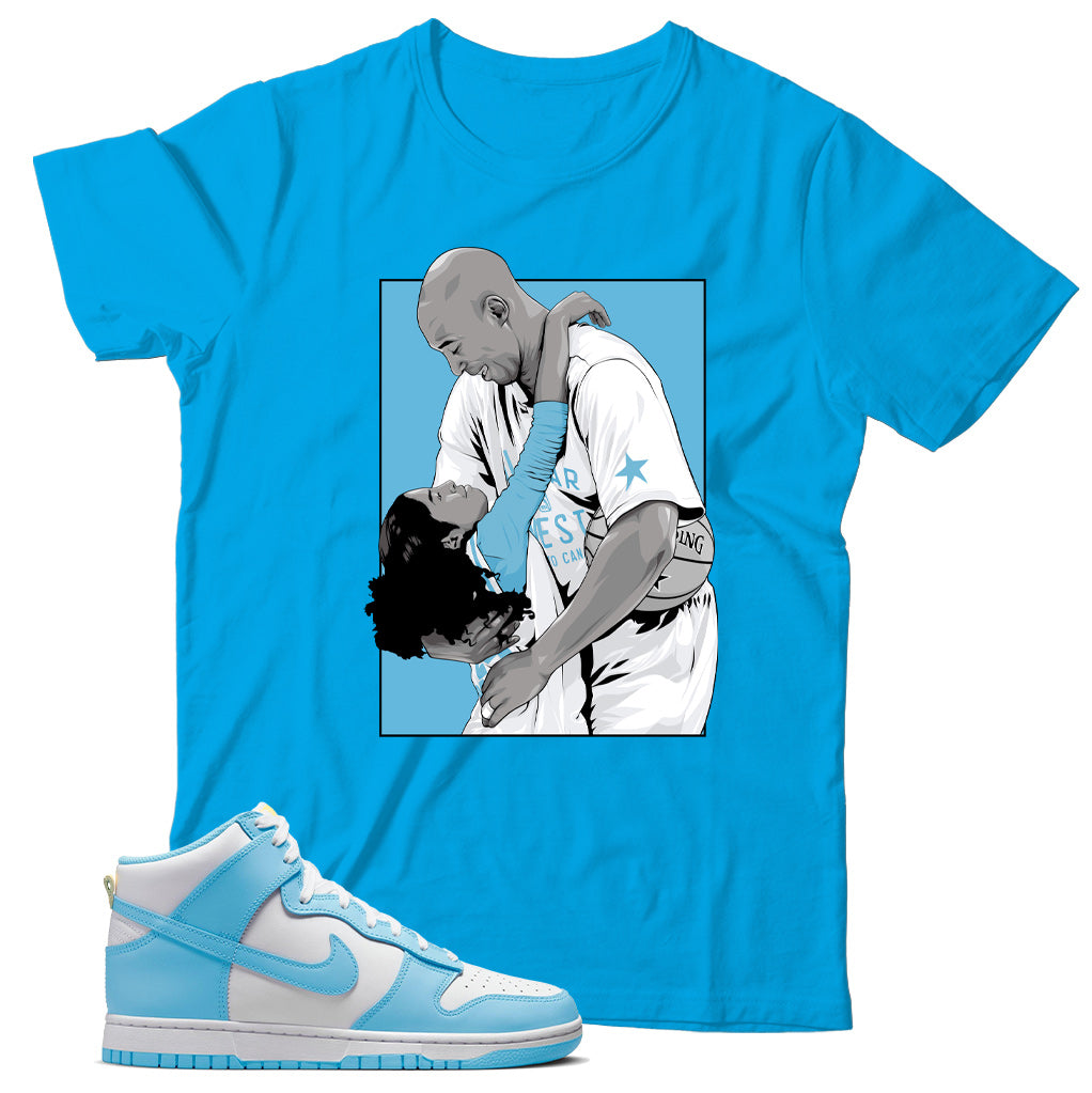 Blue Chill dunks shirt