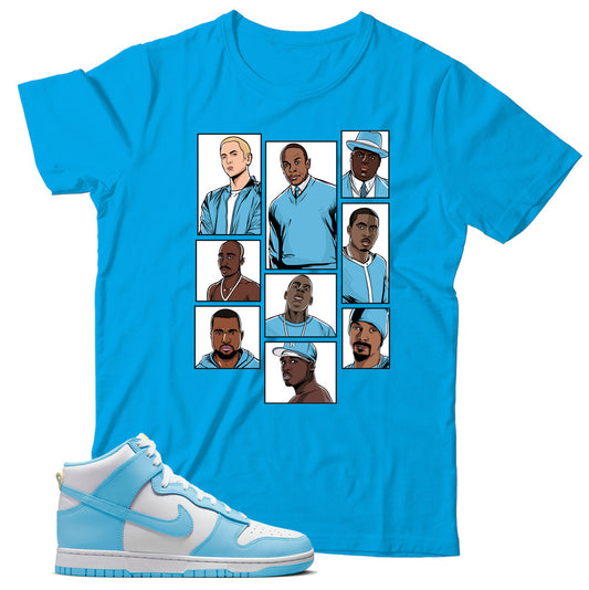Blue Chill dunks shirt