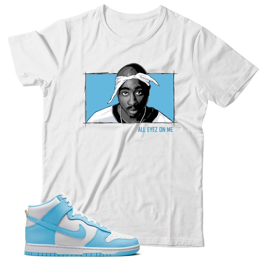 Dunk High Blue Chill shirt