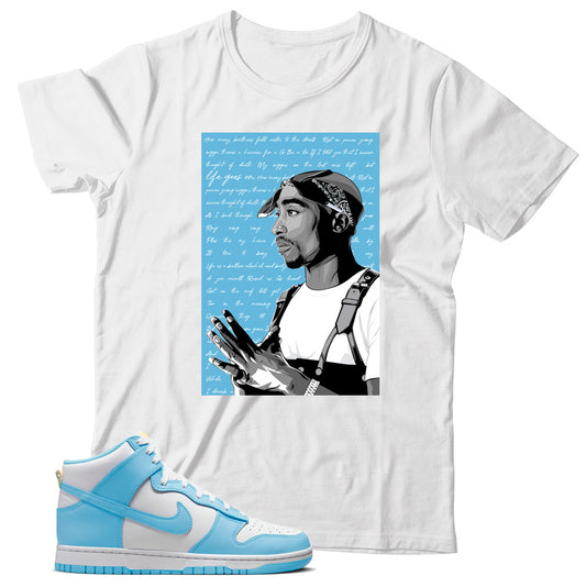 Dunk High Blue Chill shirt