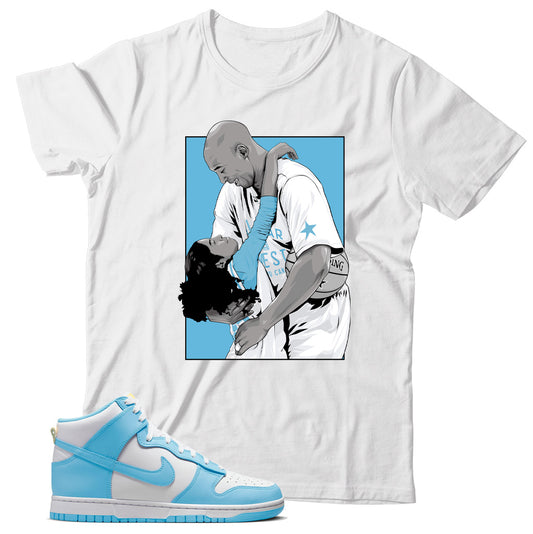 Blue Chill dunks shirt