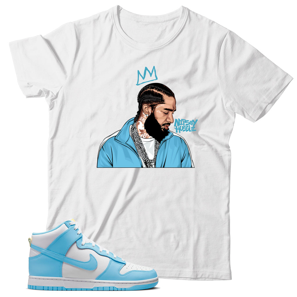 Blue Chill dunks shirt