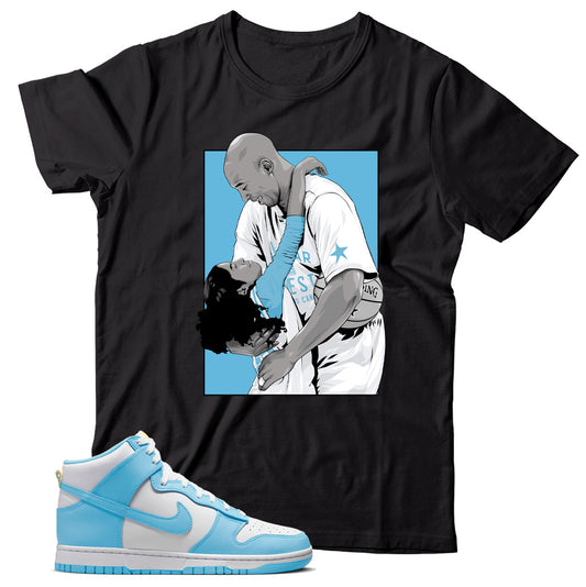 Dunk High Blue Chill shirt