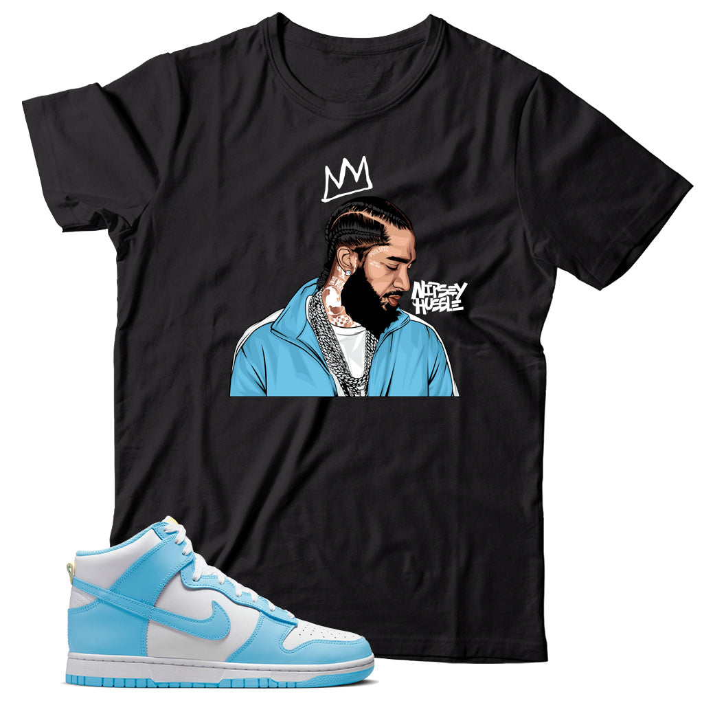 Blue Chill dunks shirt