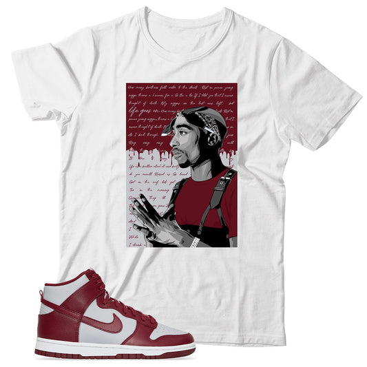 Dunk High Beetroot shirt