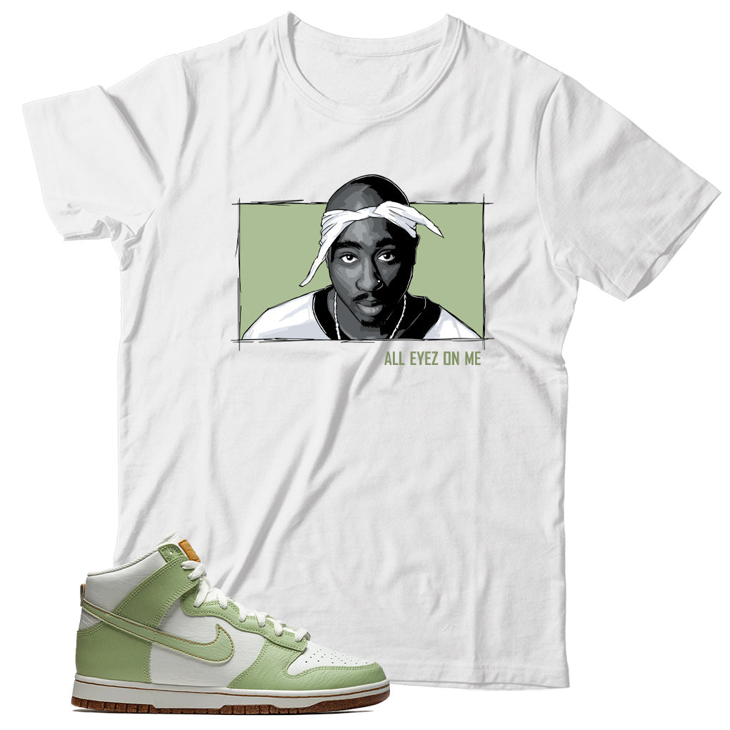 Dunk High Inspected By Swoosh Honeydew shirt