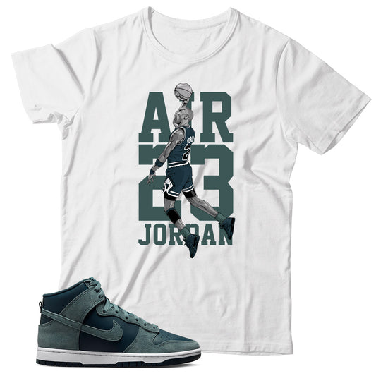 Dunk High Premium Armory Navy shirt