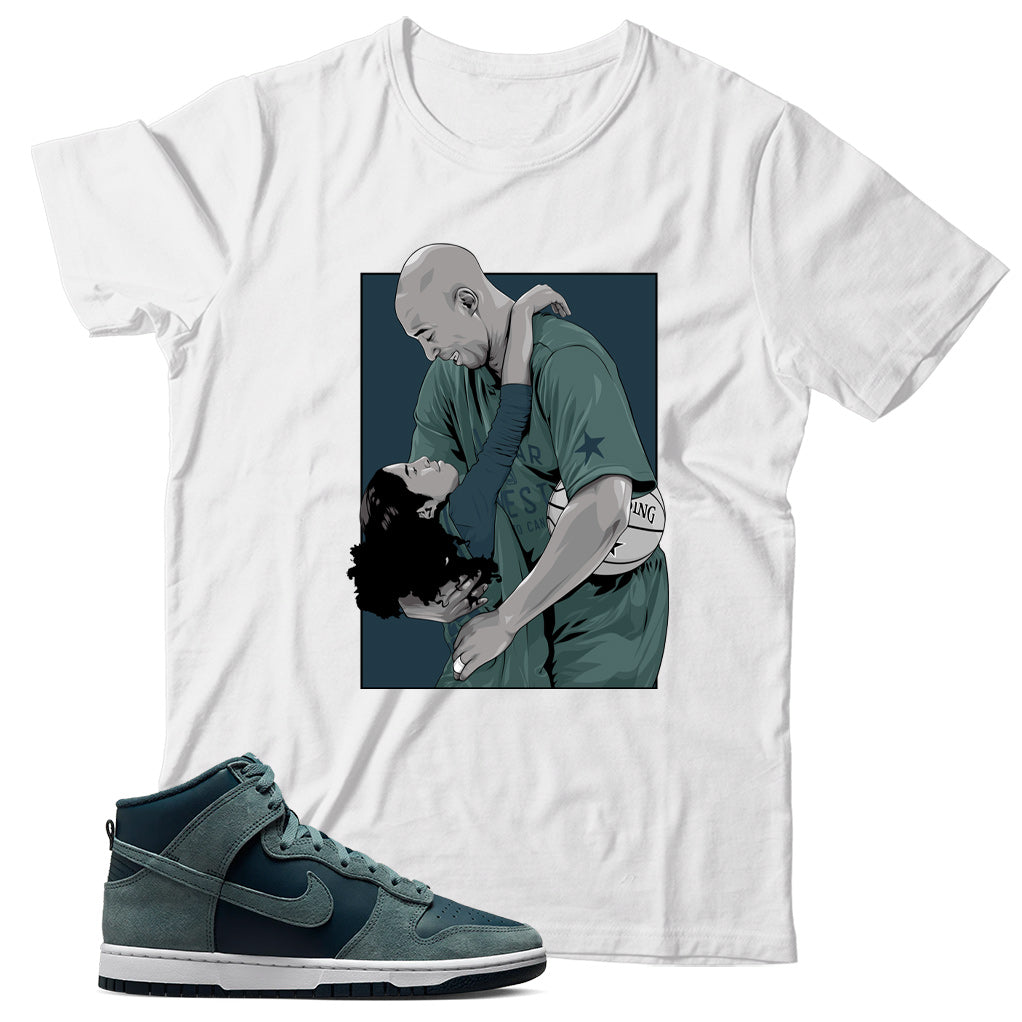 Dunk High Premium Armory Navy shirt