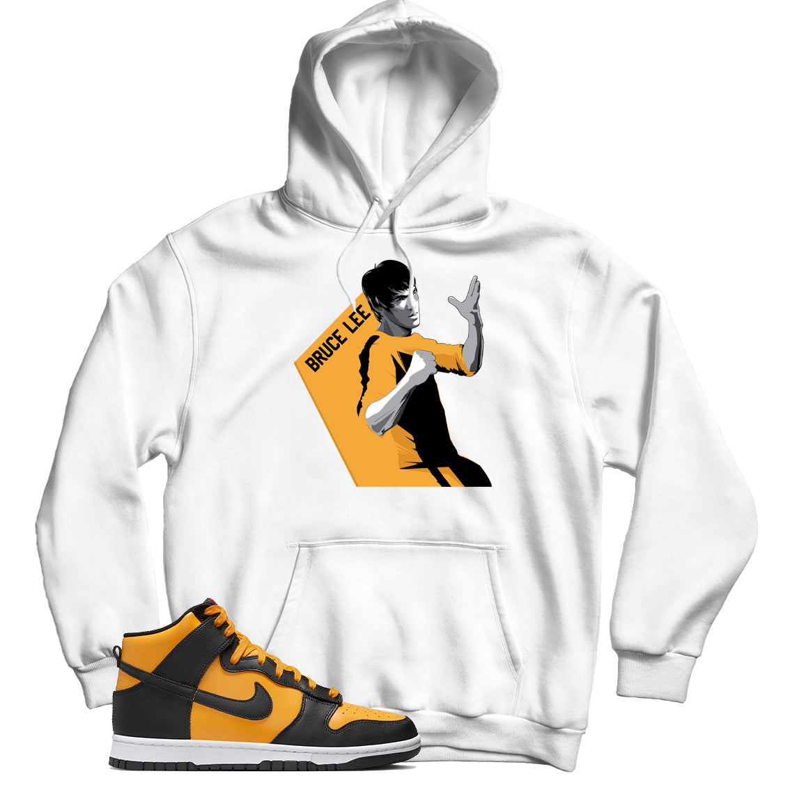 Dunk High Reverse Goldenrod hoodie