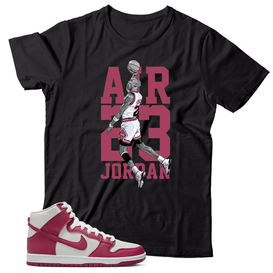 Sweet Beet dunks shirt