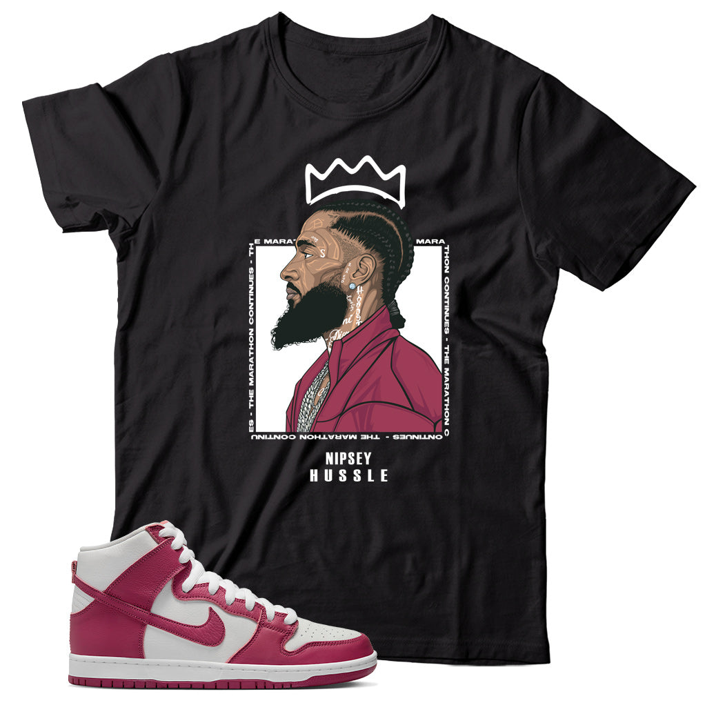 Dunk High Sweet Beet shirt