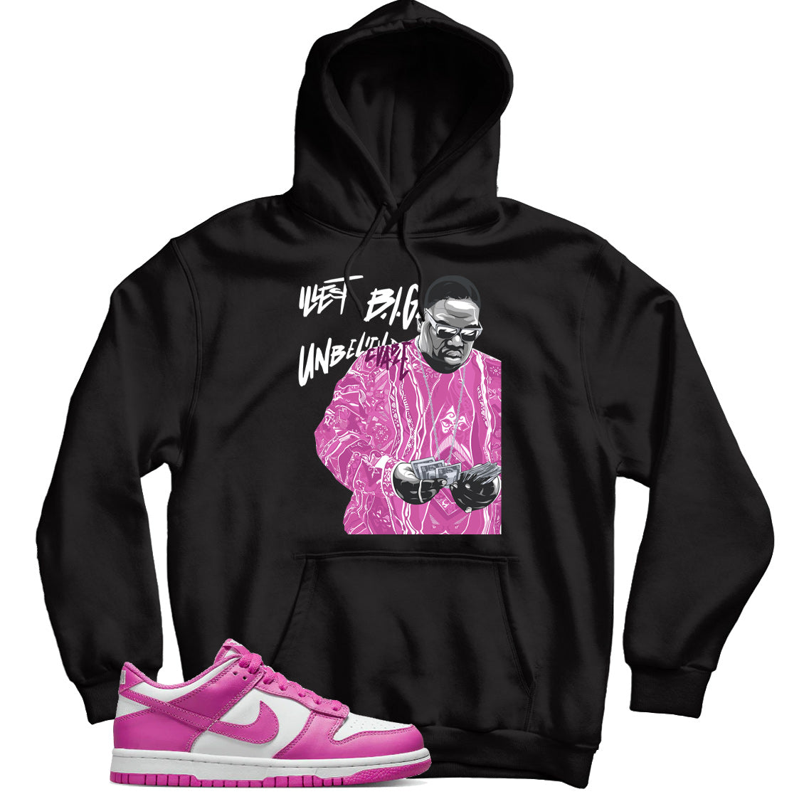 Active Fuchsia dunks hoodie